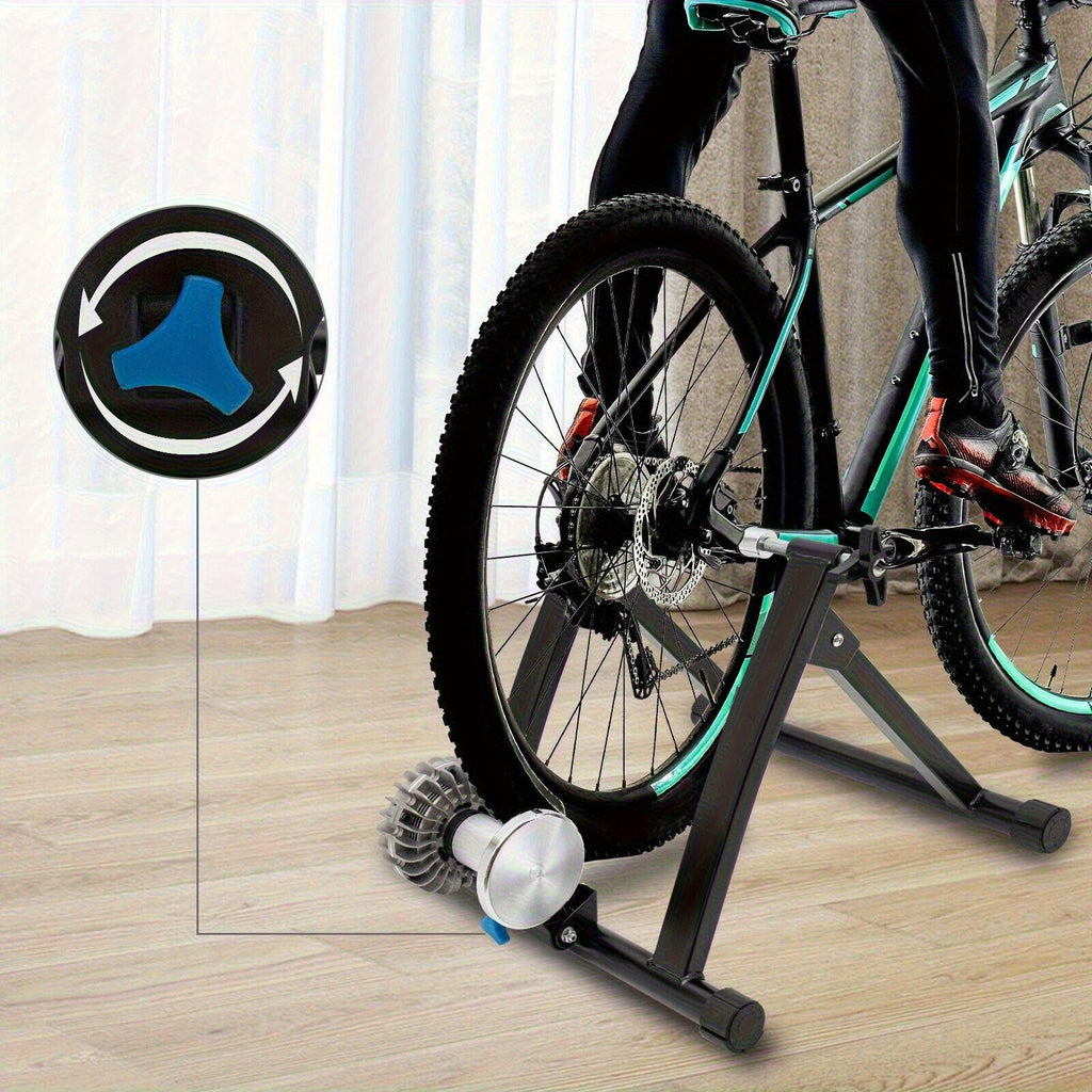 Black Mountain Bike for All 13 Scenes and 8 Festivals - Magnetic Disc Design, Foldable M-Frame Frame, 26-inch Wheel Diameter, 25.98-29.13inch Size, Lightweight and Durable, Suitable for Commuting, Cycling, and Racing