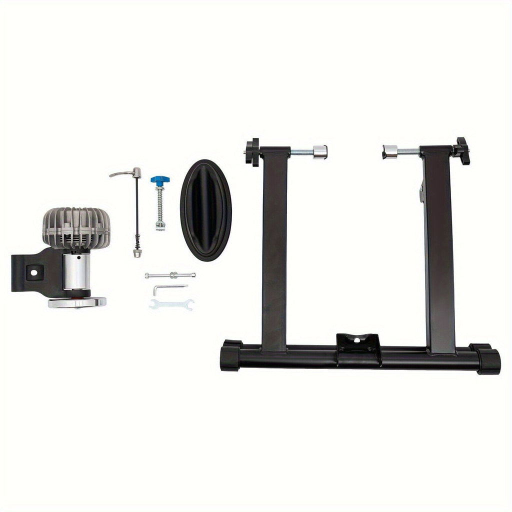 Black Mountain Bike for All 8 Scenes and 7 Festivals - Magnetic Disc Design, Foldable M-Frame Frame, 26-inch Wheel Diameter, 25.98-29.13inch Size, Lightweight and Durable, Suitable for Commuting, Cycling, and Racing