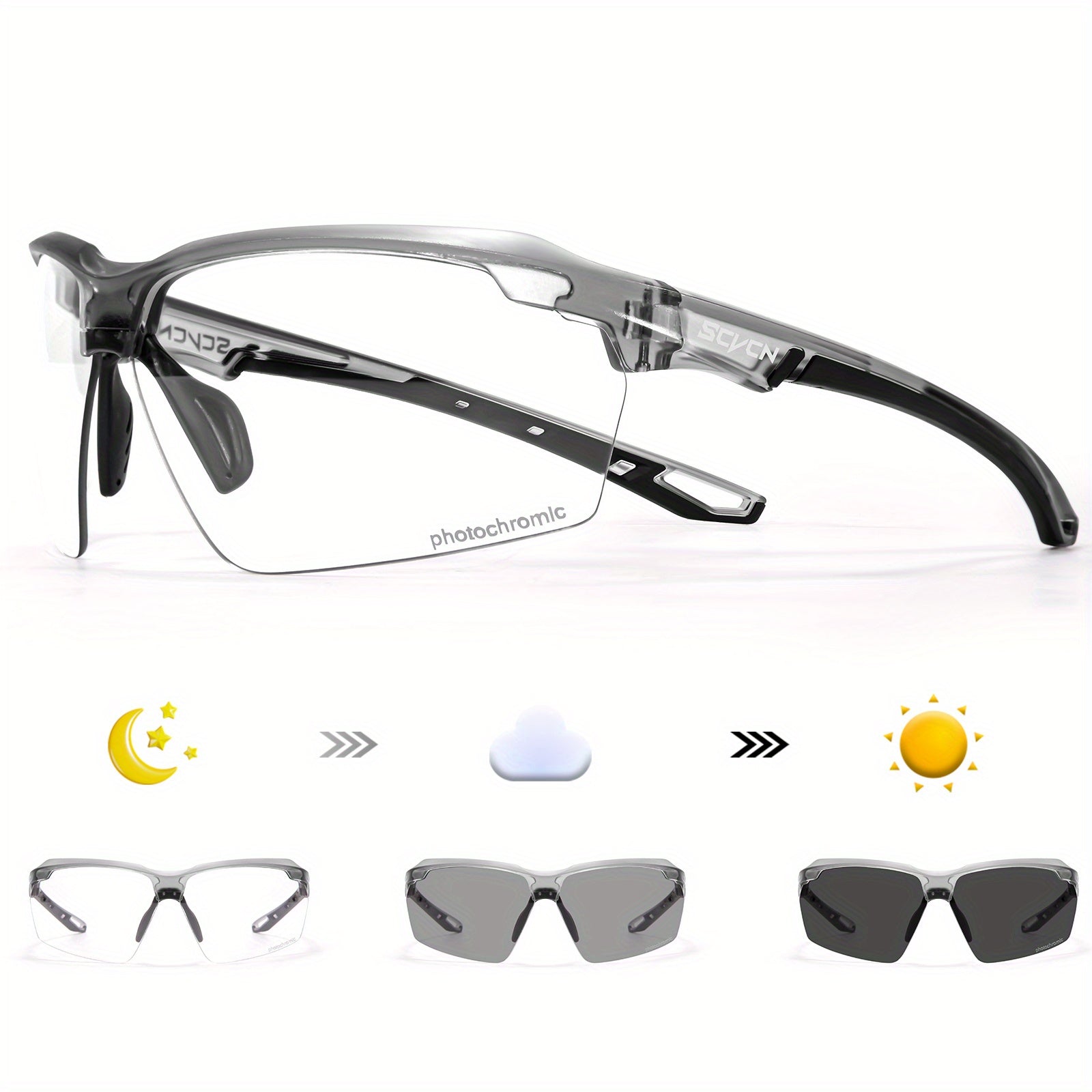 SCVCN Fashion Glasses Trendy Fashion Glasses Men Women | Photography Vacation Seaside Accessories Pc Frame by SCVCN