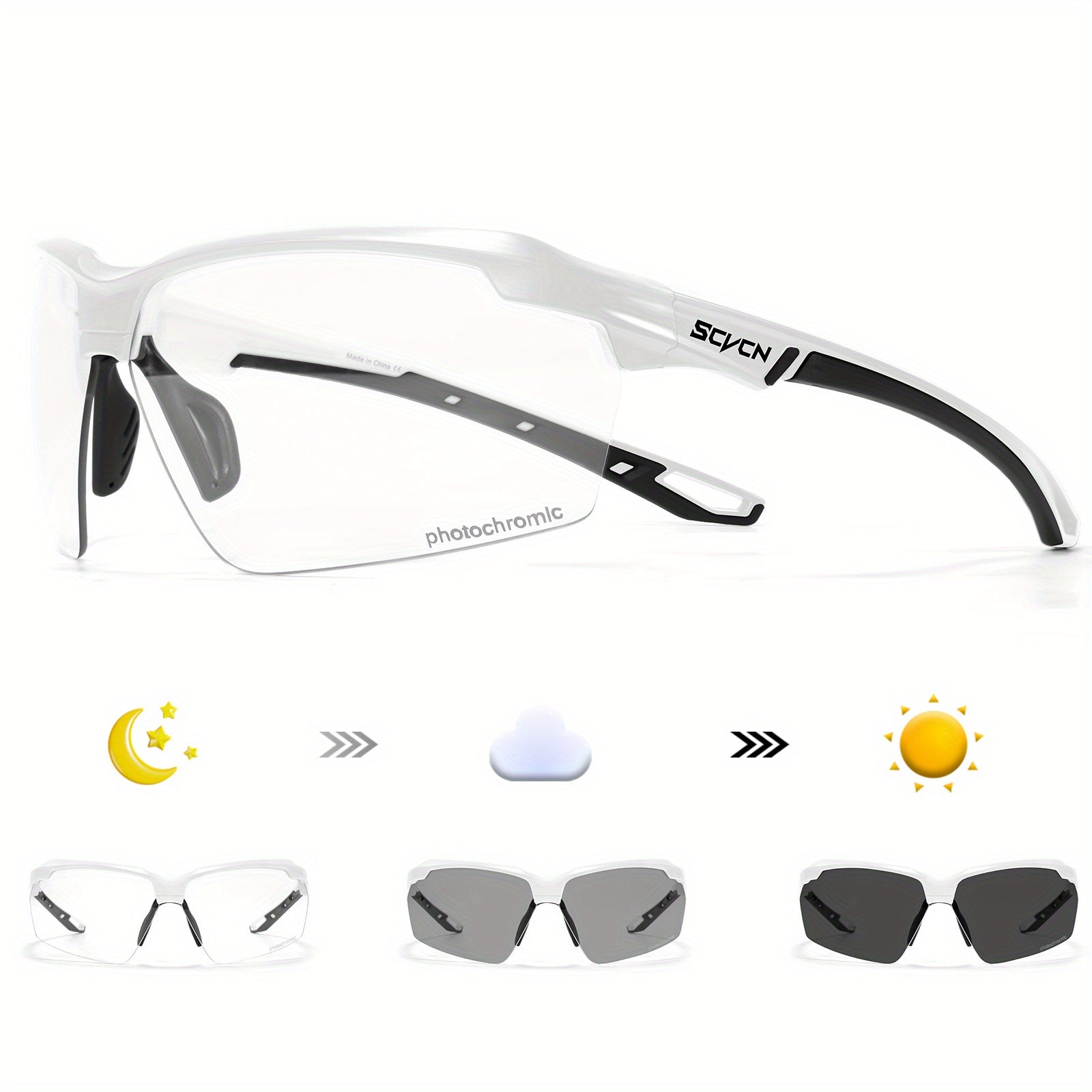 SCVCN Fashion Glasses Trendy Fashion Glasses Men Women | Photography Vacation Seaside Accessories Pc Frame by SCVCN