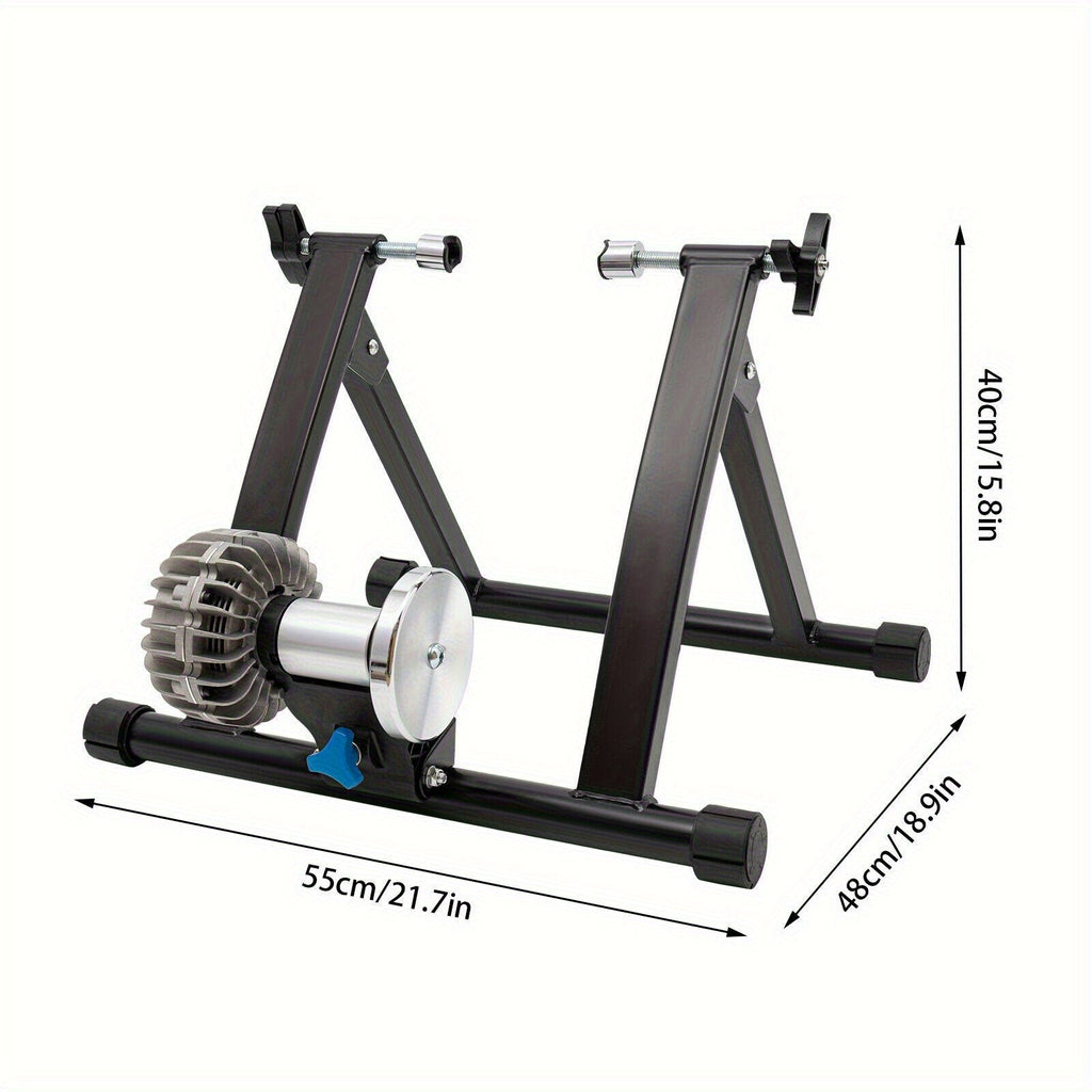 Black Mountain Bike for All 13 Scenes and 8 Festivals - Magnetic Disc Design, Foldable M-Frame Frame, 26-inch Wheel Diameter, 25.98-29.13inch Size, Lightweight and Durable, Suitable for Commuting, Cycling, and Racing
