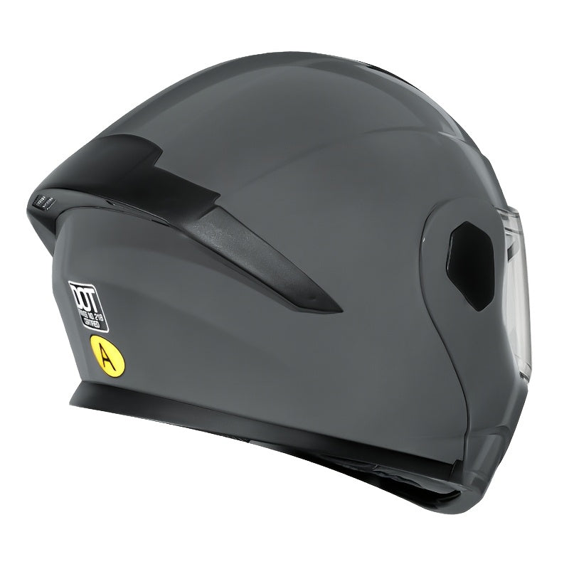 Men's Motorcycle Helmet - ABS Lightweight Full Face Shield with Integrated Visor, Ergonomic Design & Ventilation System for Riding Safety