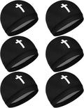 Haysandy 6 Pcs Cooling Skull Cap Motorcycle Helmet Liner Men Women Sweat Wicking Beanie Bicycle Running Cap Head Wrap