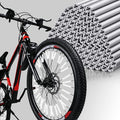 Bike Spoke Reflector, 96Pcs 360° Visibility Bike Spoke Reflectors, Waterproof Bicycle Reflective Clips Warning Spoke Lights Covers- Fit for Mountain and Road Bikes (1.9-2.4mm)