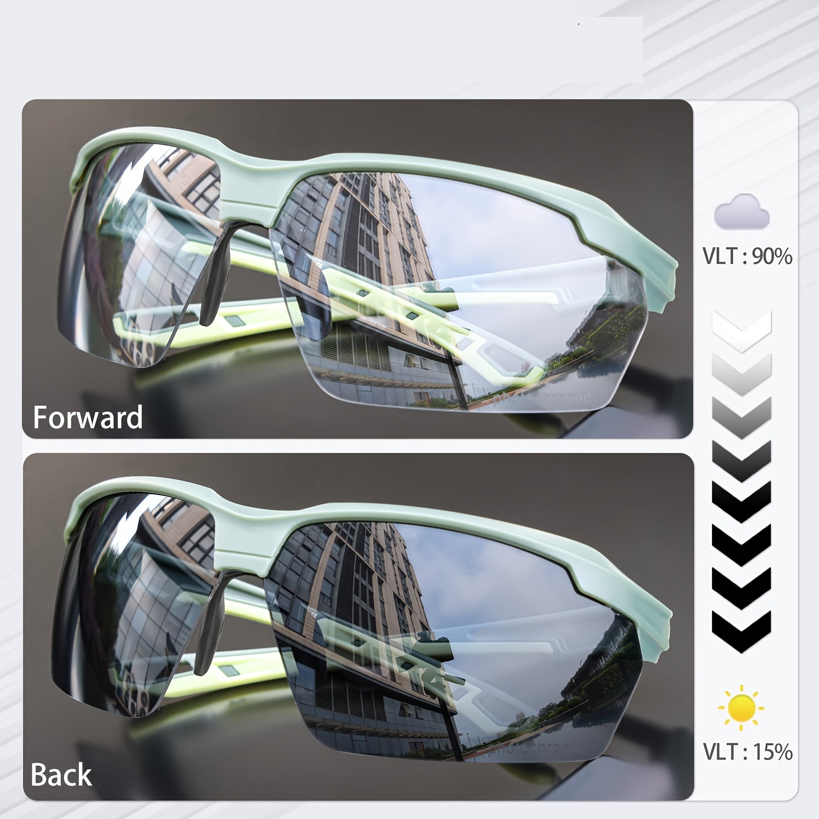 SCVCN Fashion Glasses Trendy Fashion Glasses Men Women | Photography Vacation Seaside Accessories Pc Frame by SCVCN