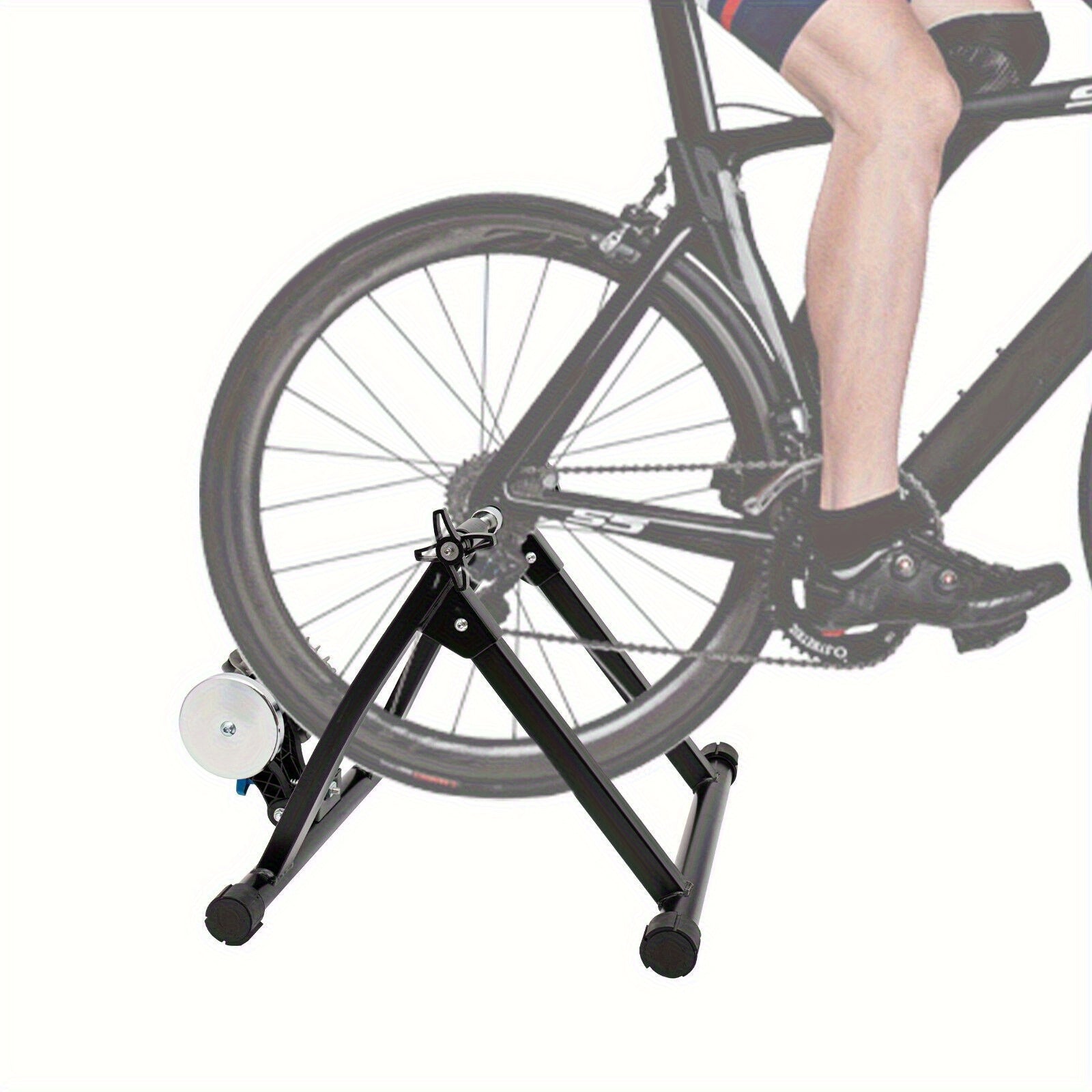 Black Mountain Bike for All 8 Scenes and 7 Festivals - Magnetic Disc Design, Foldable M-Frame Frame, 26-inch Wheel Diameter, 25.98-29.13inch Size, Lightweight and Durable, Suitable for Commuting, Cycling, and Racing
